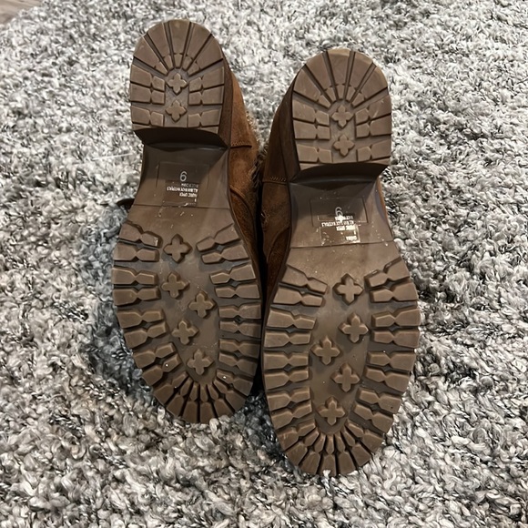 Suede Steve Madden block boots - Picture 3 of 4